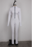 Sexy Long Sleeve Zipper Tight Jumpsuits Without Mask SMR-9732