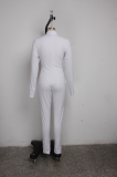 Sexy Long Sleeve Zipper Tight Jumpsuits Without Mask SMR-9732