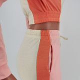 Casual Tracksuit Zipper Long Sleeve Two Piece Sets YH-5189