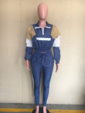 Casual Sports Patchwork Two Piece Pants Set ORY-5172