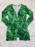 Zodiac Print Long Sleeve Rompers SHD-9450