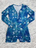 Zodiac Print Long Sleeve Rompers SHD-9450