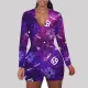 Zodiac Print Long Sleeve Rompers SHD-9450