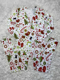 Christmas Print Long Sleeve Jumpsuits SHD-9451