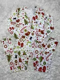 Christmas Print Long Sleeve Jumpsuits SHD-9451