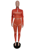 Casual Sports Long Sleeve Two Piece Pants Set MEM-8306