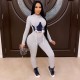 Casual Lace Up Long Sleeve 2 Piece Pants Set MDF-5182