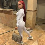 Solid Zipper Hoodies And Pants Two Piece Sets FSL-117