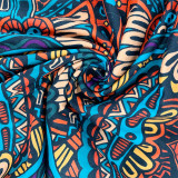 Plus Size 5XL Sexy Printed Slim Jumpsuit OSIF-20882-1