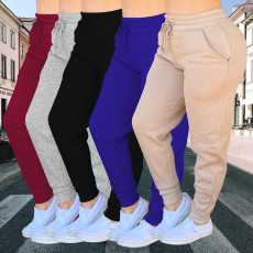 Casual Solid Drawstring Long Sweatpants OD-8408