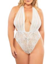 Sexy Halter Backless Mesh See Through Babydoll Underwear YQ-405