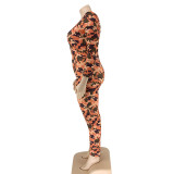 Plus Size 5XL Camouflage Print Jumpsuits OSIF-20879-1