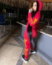 Casual Sports Hooded Zipper Two Piece Sets LSL-6399