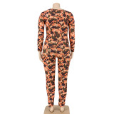 Plus Size 5XL Camouflage Print Jumpsuits OSIF-20879-1