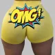 Sexy Printed Bodycon Mini Shorts SHD-9454