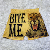 Sexy Printed Bodycon Mini Shorts SHD-9454