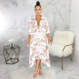 Camo Print Full Sleeve Long Coat SMR-9776