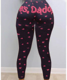 Sexy Printed Legging Pencil Pants SHD-9455