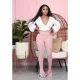 Casual Solid Ruffled Flared Pants WY-6715