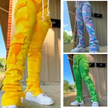 Casual Printed Drawstring Long Pants CH-8155