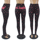 Sexy Printed Legging Pencil Pants SHD-9455