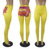 Sexy Printed Legging Pencil Pants SHD-9455