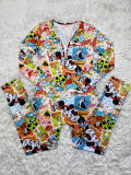 Casual Printed Long Sleeve One Piece Jumpsuits SHD-9457