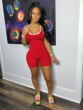 Casual Sleeveless Tank Rompers WY-6693