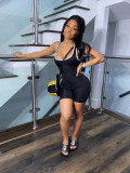 Casual Sleeveless Tank Rompers WY-6693