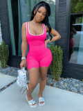 Casual Sleeveless Tank Rompers WY-6693