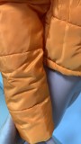 Plus Size Winter Warm Full Sleeve Zipper Coat LSD-9030