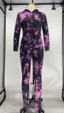 Tie Dye Hoodies And Pants Two Piece Sets XMY-9279