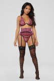Sexy Lace Hollow G-string With Garter Belt Exotic Sets (Without Stockings)YQ-S164