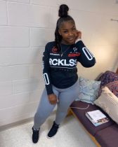 Casual Printed Long Sleeve Pullover Tops HMS-5402