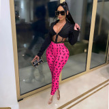Sexy High Waist Dollar Print Skinny Pants SFY-170