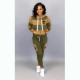 Casual Hooded Zipper Two Piece Pants Set OMY-5190