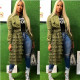 Plus Size Solid Color Casual Mesh Splice Zipper Jacket OMY-5072