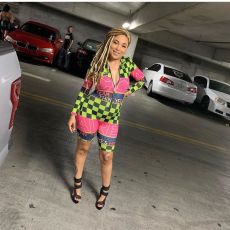 Sexy Plaid Letter Print Long Sleeve Zipper Rompers OMY-5130