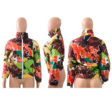 Winter Warm Long Sleeve Zipper Down Coat NIK-194 
