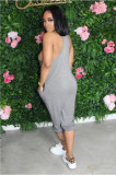 Solid Color Casual Jumpsuit OMY-8051