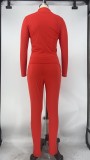 Casual Sports Patchwork Two Piece Pants Set XMY-9280