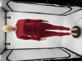 Casual Solid Thicken Long Sleeve 2 Piece Suits IV-8146