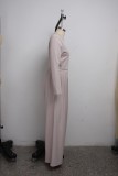 Solid Long Sleeve Two Piece Pants Set SMR-9691