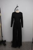 Solid Long Sleeve Two Piece Pants Set SMR-9691