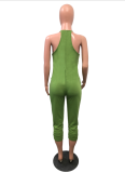 Solid Color Casual Jumpsuit OMY-8051