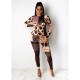 Casual Printed Long Sleeve Two Piece Sets ASL-6327