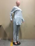 Casual Long Sleeve Plush Two Piece Pants Set OD-8412