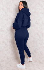 Casual Tracksuit Hoodie Two Piece Pants Set XMY-9289