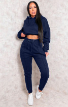 Casual Tracksuit Hoodie Two Piece Pants Set XMY-9289