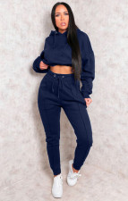 Casual Tracksuit Hoodie Two Piece Pants Set XMY-9289